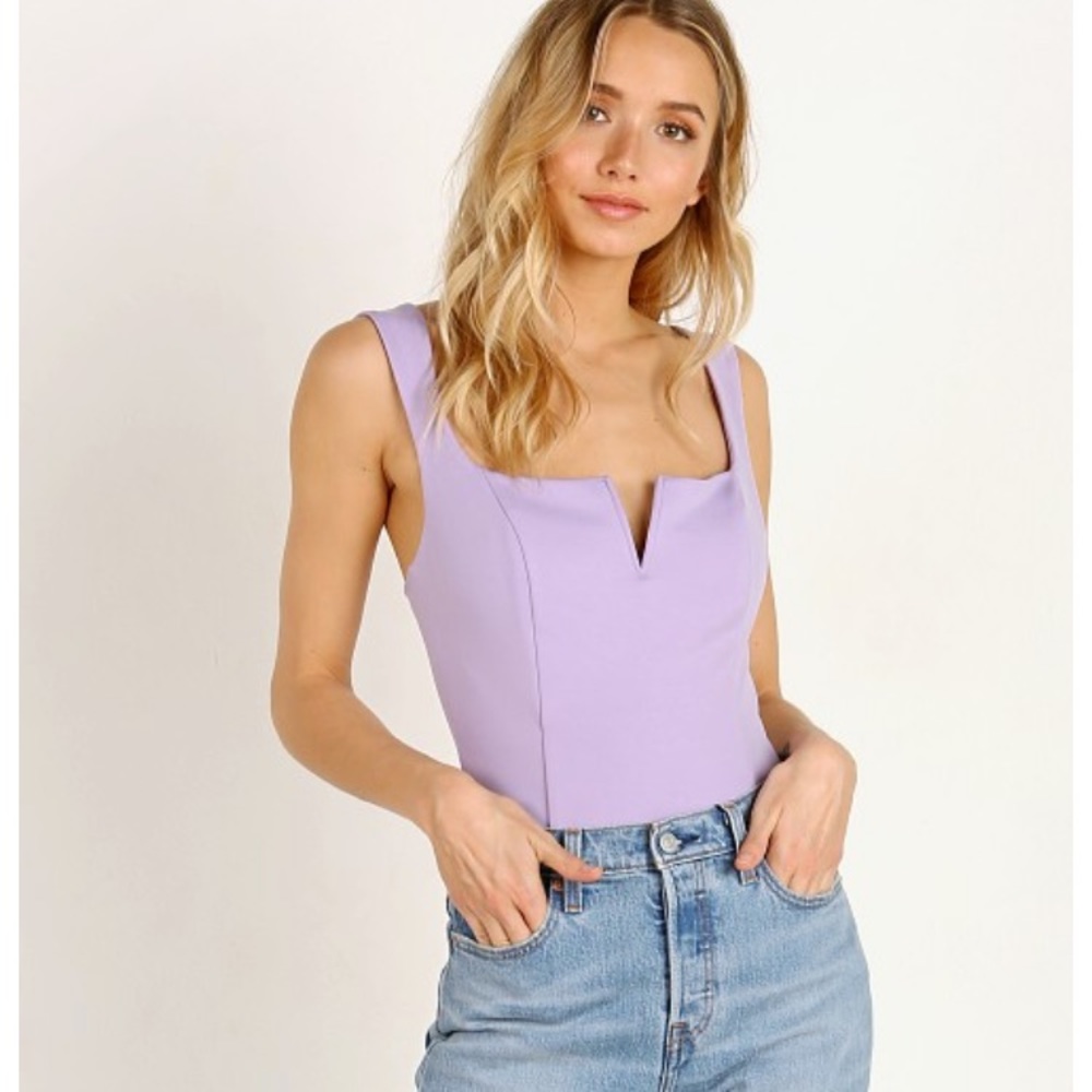 💟ASTR the Label Nouveau Bodysuit Lilac
